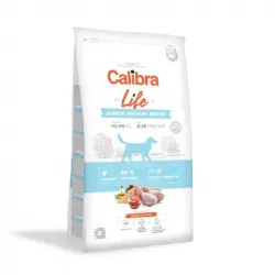 Calibra dog life junior medium breed pollo pienso para perros, Peso 2,5 Kg