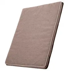 Colchón Leon Standard Para Perro Y Gato Funda Lavable 80x60x5cm Color Beige/blanco