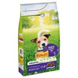 PURINA Bonzo Mini Menú vacuno y cordero - 1,5 kg