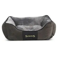 Cama rectangular para mascotas color Gris