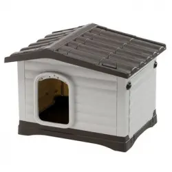 Caseta Para Perros Dogvilla 60 Gris 58x48x44 Cm Ferplast