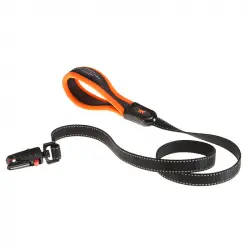 Correa Ergofluo Matic G Orange para perros Ferplast, Tallas 120 Cms - 25 mm