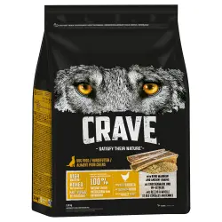 Crave Adult con pollo, tuétano y cereales ancestrales pienso para perros - 7 kg