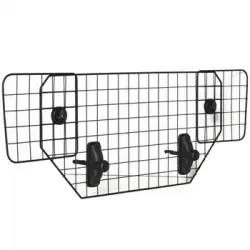 Rejilla Coche Perros Extensible De Metal 90-120x40,5 Cm-pawhut.negro