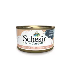 Schesir Kitten  6 x 85 g - Pollo con aloe vera