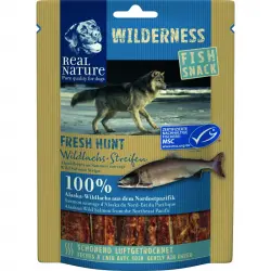 Snack Real Nature Wilderness Tiras de Salmón Para Perros, Peso 6x70 Gr