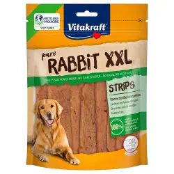 Vitakraft pure DUCK XXL tiras de carne de conejo para perros - 250 g