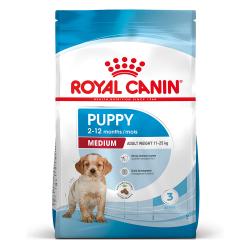 Pienso para perros cachorros raza mediana Royal Canin Medium Junior 4 Kg.