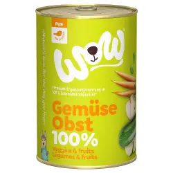 WOW Puro 6 x 400 g - 100% Verduras y frutas