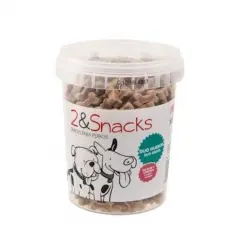 2&Snacks Huesitos Duo Salmón y Cordero para perros