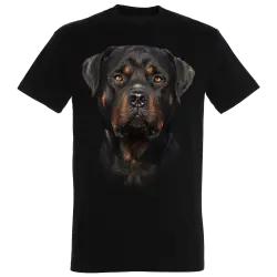 Camiseta Ralf Nature Rottweiler color negro