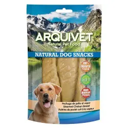 Arquivet Snack Natural para Perros de Pechuga de Pollo al vapor 110 GR