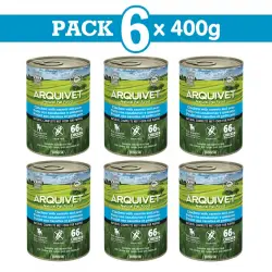 Comida húmeda Arquivet Wet DOG FOOD 400g JUNIOR Pollo, Unidades 6 unidades