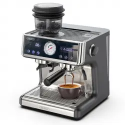 HiBREW H7A Cafetera Espresso con Pantalla Táctil LCD Plata