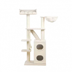 Rascador Cat Penthouse Blackline color Crema