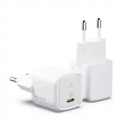 Voltme Revo 30 Duo Cargador GaN III PD 3.0 USB-C + USB 30W Blanco