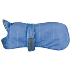 Abrigo De Invierno Para Perros Belfort Talla L 62 Cm Azul 67867 Trixie