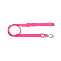 Correa de nylon para perro color Rosa