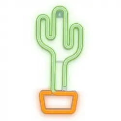 Forever Neon Led Light Cactus Orange Green