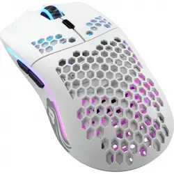 Glorious PC Gaming Race Model O Ratón Gaming Wireless + USB Type-C Láser 19000 DPI Blanco