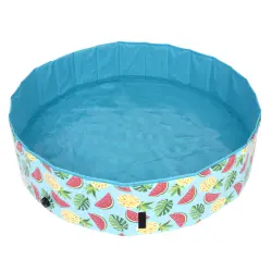 Piscina para perros TIAKI con cubierta - 120 x 30 cm (Diám x Al)