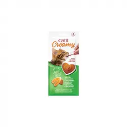 Catit Snack Creamy Pollo y cordero para gatos, Unidades 12 x 40 grs