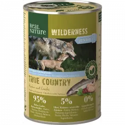 Real Nature Wilderness Latas Para Perros Junior Pollo Pescado, Unidades 1 x 6 Latas 400 gr