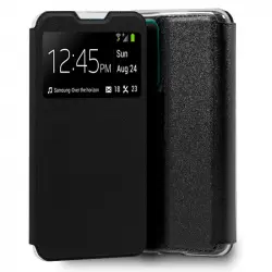 Cool Funda Flip Cover Liso Negro para Huawei P Smart 2021