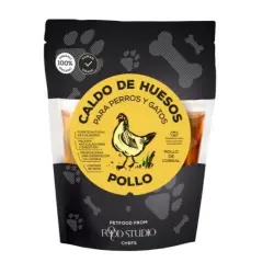 Food studio caldo de huesos de pollo para mascotas