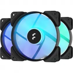 Fractal Design Aspect 12 RGB Pack 3 Ventiladores 120mm Negros