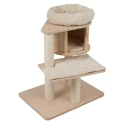 Rascador Natural Paradise Mini para gatos - Crema