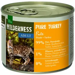 Real Nature Wilderness Para Gatos Latitas Pavo, Unidades 1 x 6 latas 200 gr