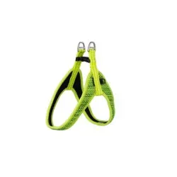 Rogz fast fit arnés de nylon amarillo para perros