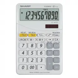 Sharp EL-M332 Calculadora 10 Dígitos Blanca