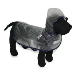 Chubasquero impermeable para perros color Transparente