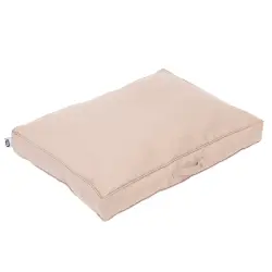 Colchón TIAKI Memory Foam beige para perros - S: 80 x 60 x 17 cm (L x An x Al)