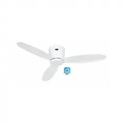 Ventilador De Techo Casafan 311283w Eco Plano Ii 112cm Blanco Wi-fi