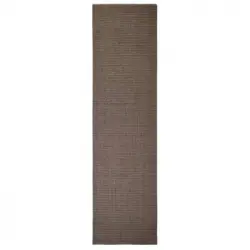 Alfombra De Sisal Para Rascador Marrón 80x300 Cm Vidaxl