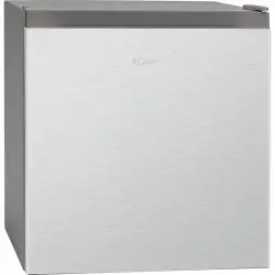 Bomann KB 7245 Mini Frigorífico 45 Litros con Congelador y Puerta Reversible Clase E Inox