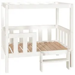 Cama Para Perros Madera Maciza De Pino Blanco 95,5x73,5x900 Cm Vidaxl