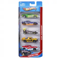 Mattel Hot Wheels Pack 5 Vehículos Surtidos