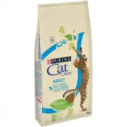 Purina Cat Chow Alimento Seco - Con Naturiumtm - Rico En Salmón - Para Gatos Adultos - 10