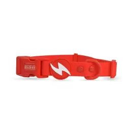 Dashi colorflex collar de TPU rojo para perros