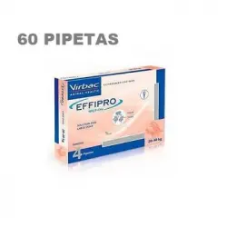 Effipro Spot On 60 Pipetas Antiparasitaria De 268 Mg Para Perros Grandes