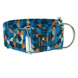 Galguita amelie martingale disco dance collar multicolor para galgos