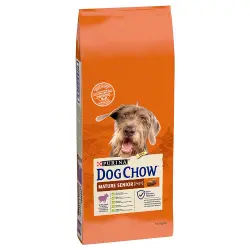 Purina Dog Chow Senior con cordero - 14 kg