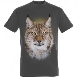 Camiseta Lince Ibérico color Gris