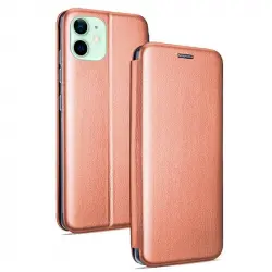 Cool Funda Flip Cover Elegance Rosa Oro para iPhone 12/12 Pro