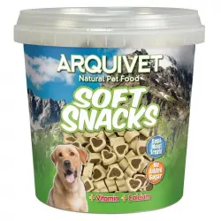 Golosinas para perros Soft snacks Corazones de cordero y arroz 800 grs., Unidades 6 unidades