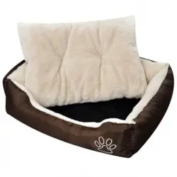 Cama Para Perro Con Cojín Acolchado Talla S Vidaxl